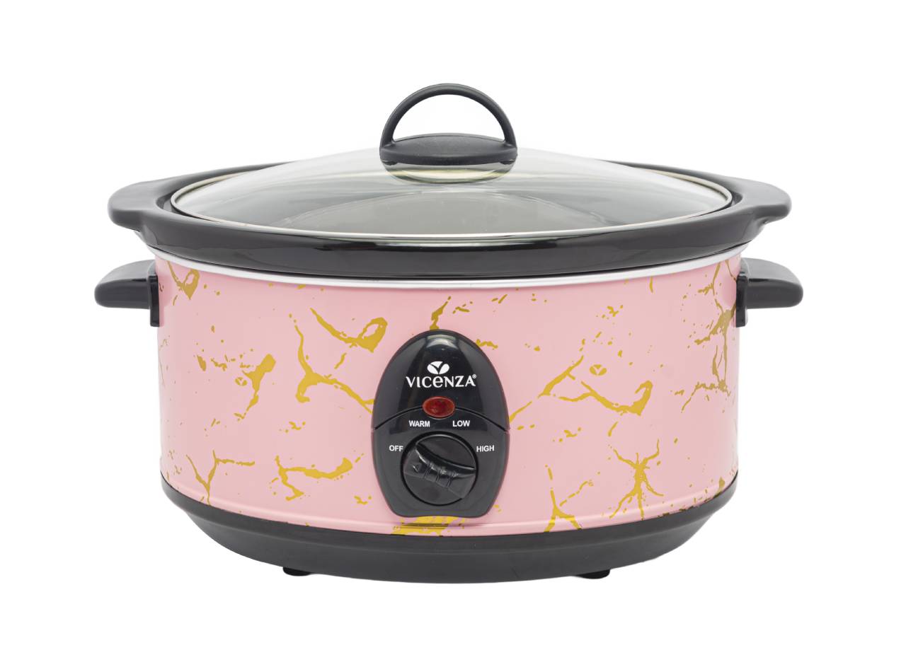 Vicenza Slow Cooker Marble Pink VSC03MB